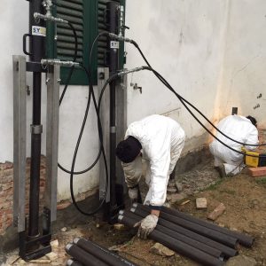 Consolidamento fondamenta di muratura in Arezzo
