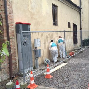 Consolidamento fondazioni chiesa con resine