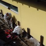 Collegamento pali per consolidamento fondazioni