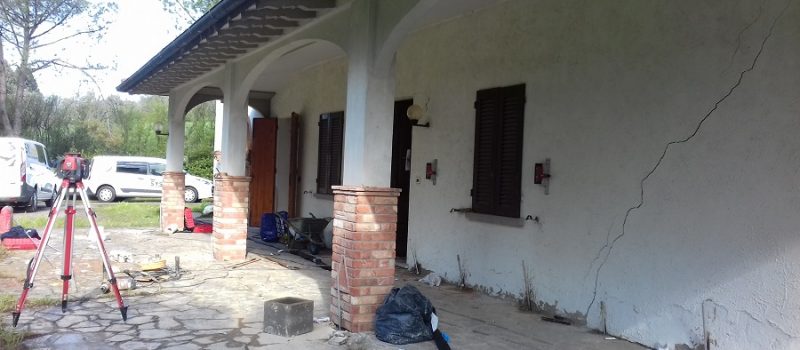 2-sito-resina iniezione e controllo livello laser