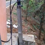 Fase di sollevamento con pali precaricati