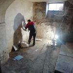Foratura Systab per consolidamento fondazioni ascensore