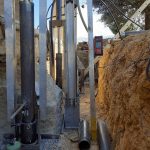 Pali precaricati per il consolidamento del porticato 5